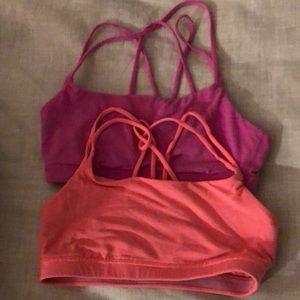 2 Gap body- low impact sports bras